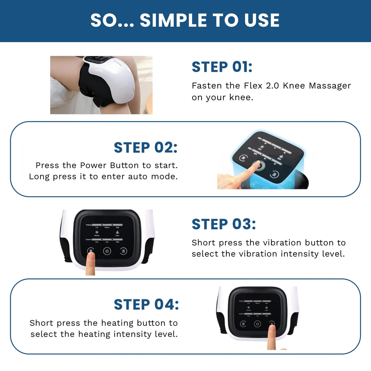 Relvanzo Comfort – Electric Knee Relaxation Massager